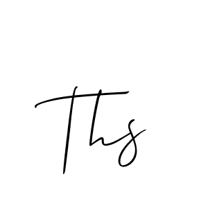 How to Draw Ths signature style? Allison_Script is a latest design signature styles for name Ths. Ths signature style 2 images and pictures png