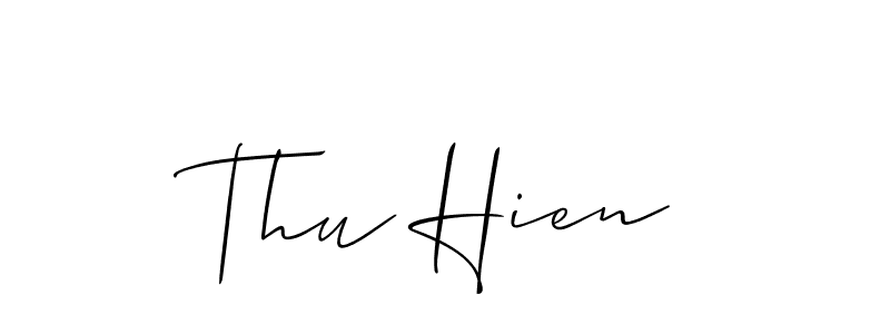 Make a beautiful signature design for name Thu Hien. Use this online signature maker to create a handwritten signature for free. Thu Hien signature style 2 images and pictures png