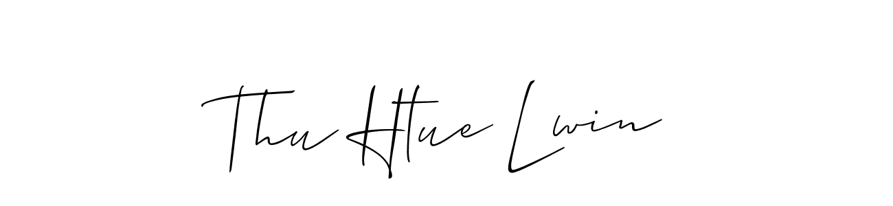 This is the best signature style for the Thu Htue Lwin name. Also you like these signature font (Allison_Script). Mix name signature. Thu Htue Lwin signature style 2 images and pictures png