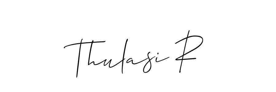Make a short Thulasi R signature style. Manage your documents anywhere anytime using Allison_Script. Create and add eSignatures, submit forms, share and send files easily. Thulasi R signature style 2 images and pictures png