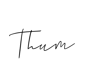 Check out images of Autograph of Thum name. Actor Thum Signature Style. Allison_Script is a professional sign style online. Thum signature style 2 images and pictures png