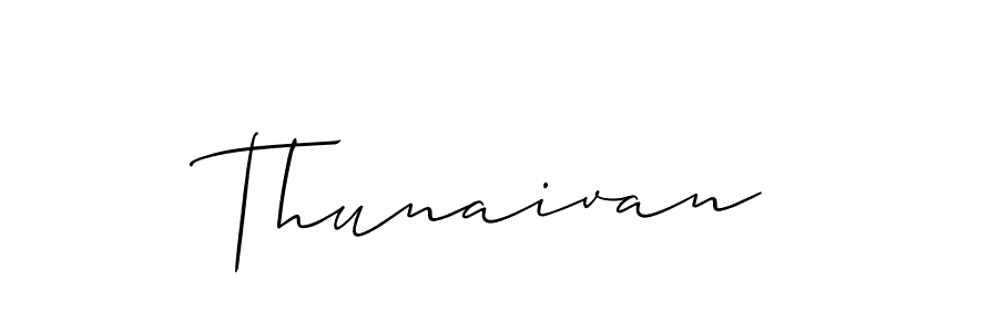 Similarly Allison_Script is the best handwritten signature design. Signature creator online .You can use it as an online autograph creator for name Thunaivan. Thunaivan signature style 2 images and pictures png