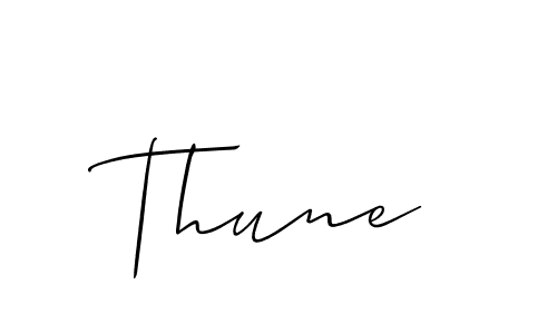 if you are searching for the best signature style for your name Thune. so please give up your signature search. here we have designed multiple signature styles  using Allison_Script. Thune signature style 2 images and pictures png