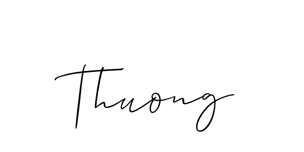 Also we have Thuong name is the best signature style. Create professional handwritten signature collection using Allison_Script autograph style. Thuong signature style 2 images and pictures png