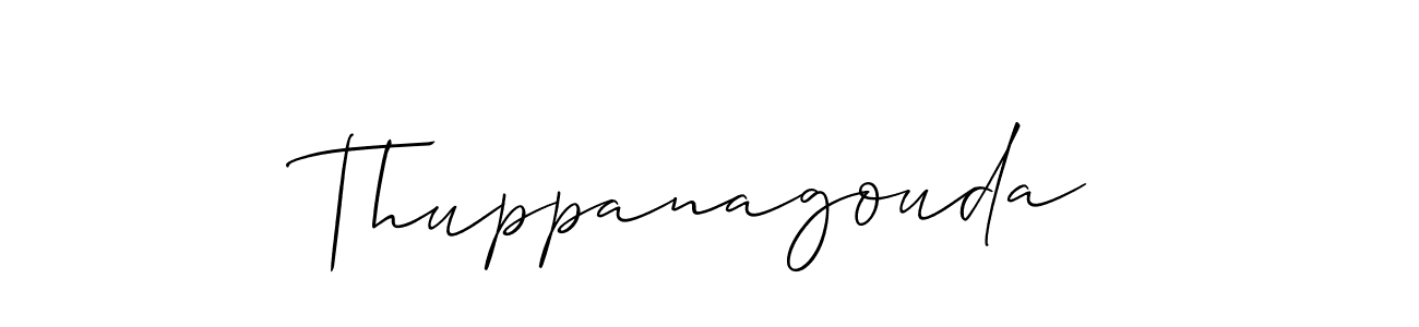 It looks lik you need a new signature style for name Thuppanagouda. Design unique handwritten (Allison_Script) signature with our free signature maker in just a few clicks. Thuppanagouda signature style 2 images and pictures png