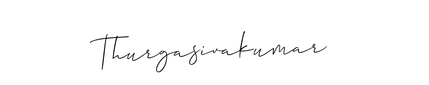 It looks lik you need a new signature style for name Thurgasivakumar. Design unique handwritten (Allison_Script) signature with our free signature maker in just a few clicks. Thurgasivakumar signature style 2 images and pictures png