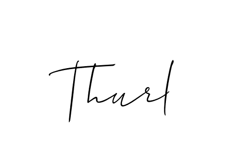 Best and Professional Signature Style for Thurl. Allison_Script Best Signature Style Collection. Thurl signature style 2 images and pictures png