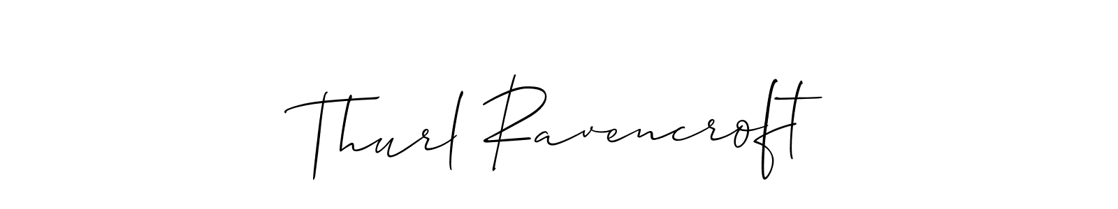 if you are searching for the best signature style for your name Thurl Ravencroft. so please give up your signature search. here we have designed multiple signature styles  using Allison_Script. Thurl Ravencroft signature style 2 images and pictures png