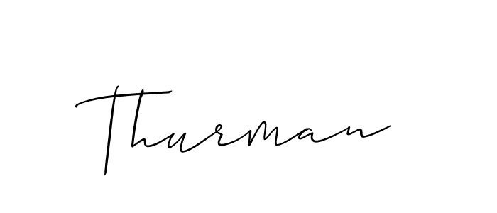 Similarly Allison_Script is the best handwritten signature design. Signature creator online .You can use it as an online autograph creator for name Thurman. Thurman signature style 2 images and pictures png