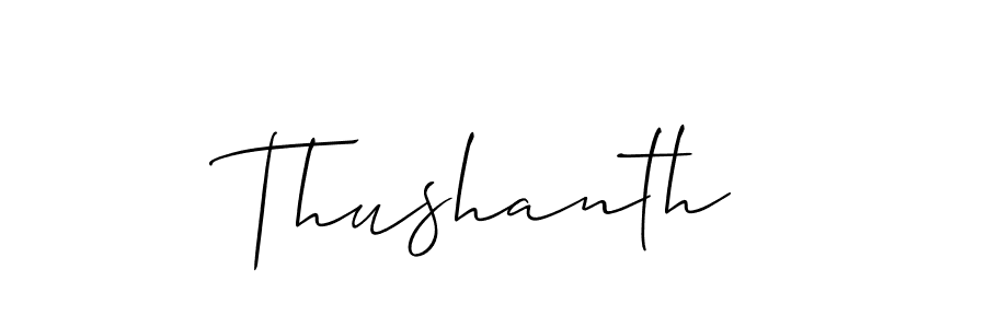 Also we have Thushanth name is the best signature style. Create professional handwritten signature collection using Allison_Script autograph style. Thushanth signature style 2 images and pictures png