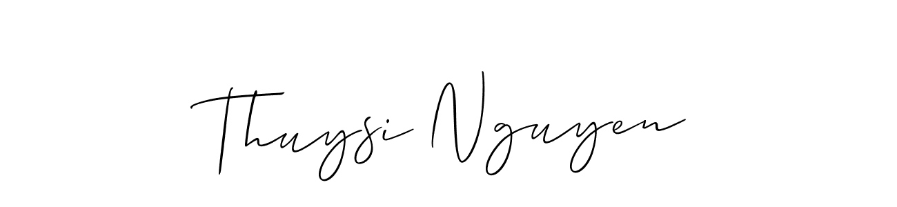 Make a beautiful signature design for name Thuysi Nguyen. Use this online signature maker to create a handwritten signature for free. Thuysi Nguyen signature style 2 images and pictures png