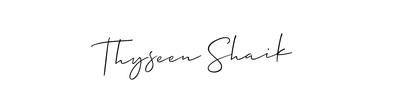 You can use this online signature creator to create a handwritten signature for the name Thyseen Shaik. This is the best online autograph maker. Thyseen Shaik signature style 2 images and pictures png