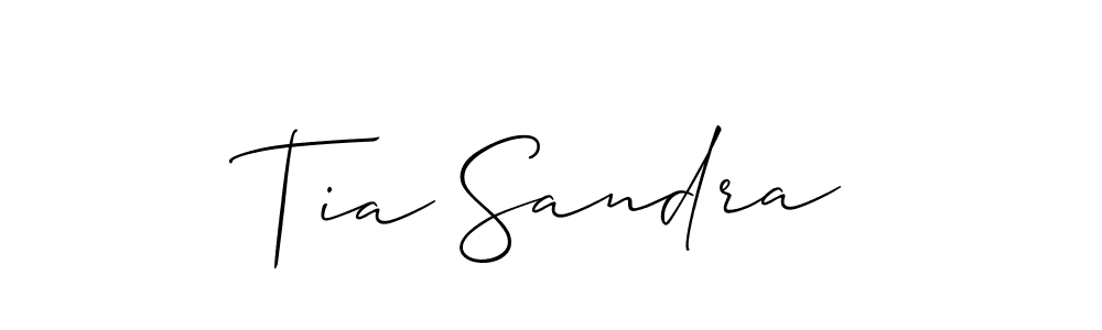 How to Draw Tia Sandra signature style? Allison_Script is a latest design signature styles for name Tia Sandra. Tia Sandra signature style 2 images and pictures png
