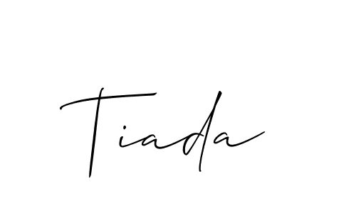 How to make Tiada signature? Allison_Script is a professional autograph style. Create handwritten signature for Tiada name. Tiada signature style 2 images and pictures png