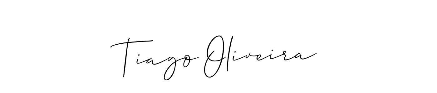 Also we have Tiago Oliveira name is the best signature style. Create professional handwritten signature collection using Allison_Script autograph style. Tiago Oliveira signature style 2 images and pictures png