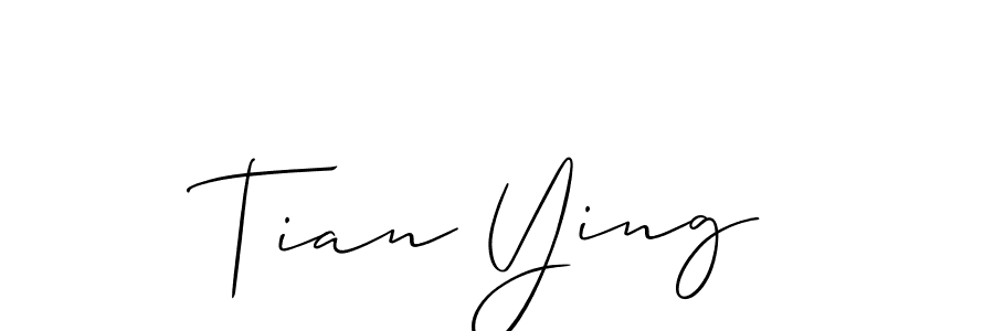Make a beautiful signature design for name Tian Ying. Use this online signature maker to create a handwritten signature for free. Tian Ying signature style 2 images and pictures png