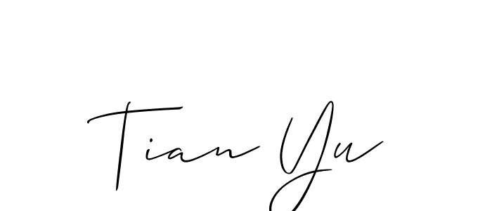 Check out images of Autograph of Tian Yu name. Actor Tian Yu Signature Style. Allison_Script is a professional sign style online. Tian Yu signature style 2 images and pictures png