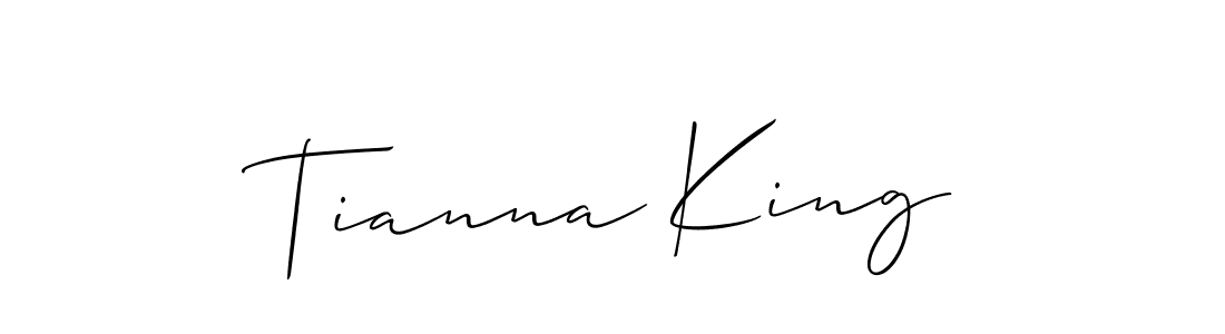 Once you've used our free online signature maker to create your best signature Allison_Script style, it's time to enjoy all of the benefits that Tianna King name signing documents. Tianna King signature style 2 images and pictures png
