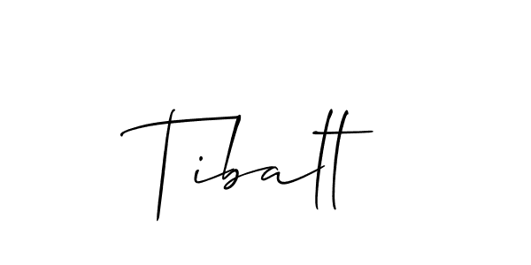 The best way (Allison_Script) to make a short signature is to pick only two or three words in your name. The name Tibalt include a total of six letters. For converting this name. Tibalt signature style 2 images and pictures png