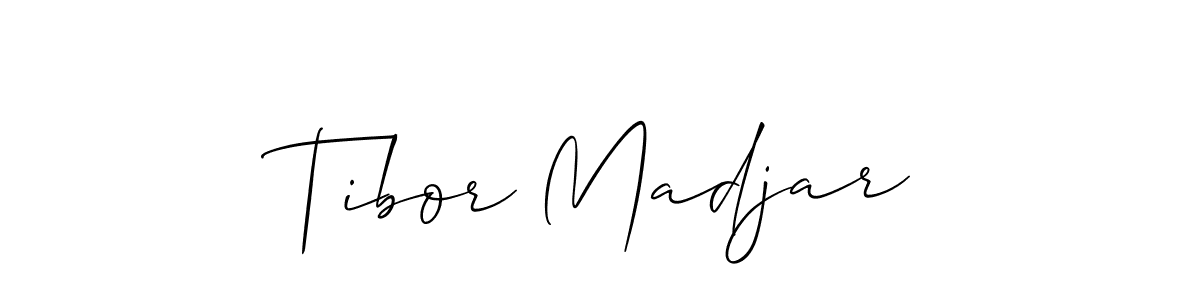 Also You can easily find your signature by using the search form. We will create Tibor Madjar name handwritten signature images for you free of cost using Allison_Script sign style. Tibor Madjar signature style 2 images and pictures png