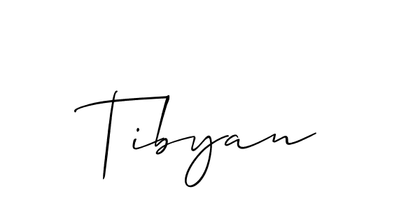 Tibyan stylish signature style. Best Handwritten Sign (Allison_Script) for my name. Handwritten Signature Collection Ideas for my name Tibyan. Tibyan signature style 2 images and pictures png