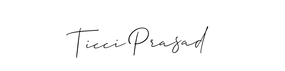 Make a beautiful signature design for name Ticci Prasad. Use this online signature maker to create a handwritten signature for free. Ticci Prasad signature style 2 images and pictures png