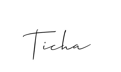 Here are the top 10 professional signature styles for the name Ticha. These are the best autograph styles you can use for your name. Ticha signature style 2 images and pictures png
