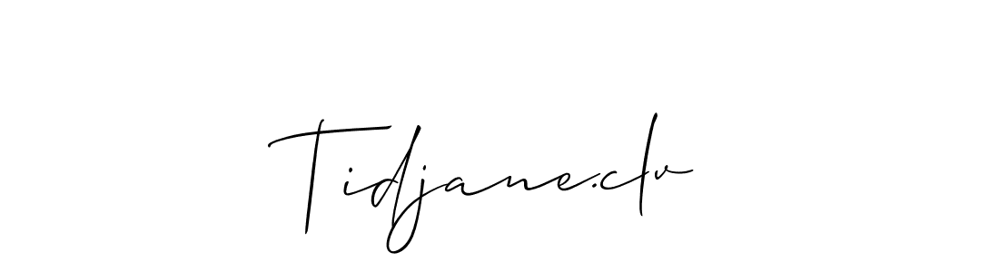 Make a beautiful signature design for name Tidjane.clv. Use this online signature maker to create a handwritten signature for free. Tidjane.clv signature style 2 images and pictures png