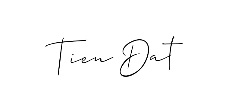 Make a beautiful signature design for name Tien Dat. Use this online signature maker to create a handwritten signature for free. Tien Dat signature style 2 images and pictures png