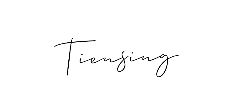 This is the best signature style for the Tiensing name. Also you like these signature font (Allison_Script). Mix name signature. Tiensing signature style 2 images and pictures png