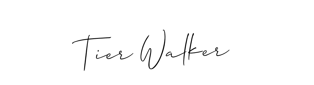 Tier Walker stylish signature style. Best Handwritten Sign (Allison_Script) for my name. Handwritten Signature Collection Ideas for my name Tier Walker. Tier Walker signature style 2 images and pictures png