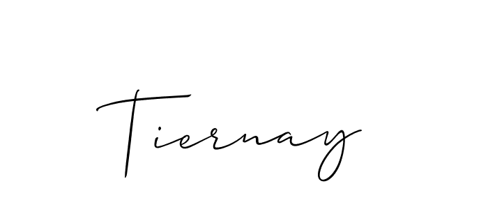 Once you've used our free online signature maker to create your best signature Allison_Script style, it's time to enjoy all of the benefits that Tiernay name signing documents. Tiernay signature style 2 images and pictures png