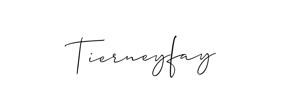 Also we have Tierneyfay name is the best signature style. Create professional handwritten signature collection using Allison_Script autograph style. Tierneyfay signature style 2 images and pictures png