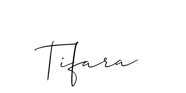 Similarly Allison_Script is the best handwritten signature design. Signature creator online .You can use it as an online autograph creator for name Tifara. Tifara signature style 2 images and pictures png