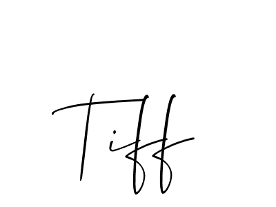 Also we have Tiff name is the best signature style. Create professional handwritten signature collection using Allison_Script autograph style. Tiff signature style 2 images and pictures png
