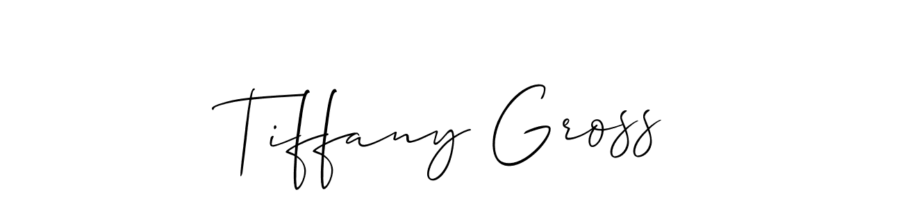 Allison_Script is a professional signature style that is perfect for those who want to add a touch of class to their signature. It is also a great choice for those who want to make their signature more unique. Get Tiffany Gross name to fancy signature for free. Tiffany Gross signature style 2 images and pictures png