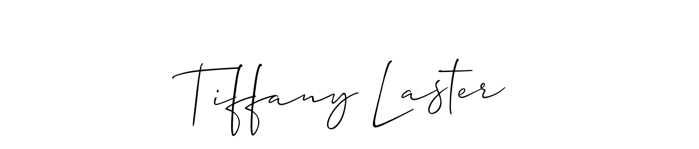 Best and Professional Signature Style for Tiffany Laster. Allison_Script Best Signature Style Collection. Tiffany Laster signature style 2 images and pictures png