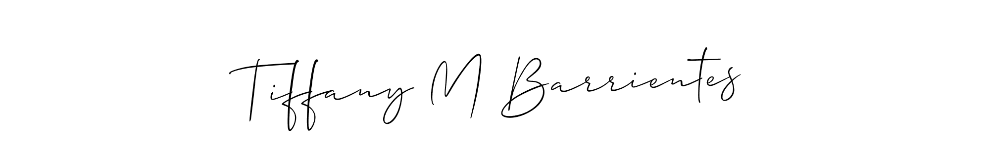 You can use this online signature creator to create a handwritten signature for the name Tiffany M Barrientes. This is the best online autograph maker. Tiffany M Barrientes signature style 2 images and pictures png