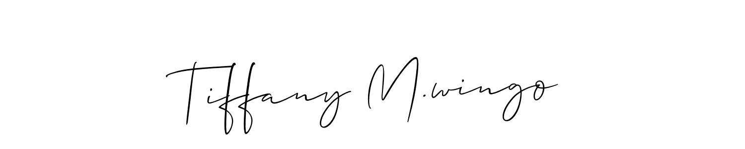 Check out images of Autograph of Tiffany M.wingo name. Actor Tiffany M.wingo Signature Style. Allison_Script is a professional sign style online. Tiffany M.wingo signature style 2 images and pictures png