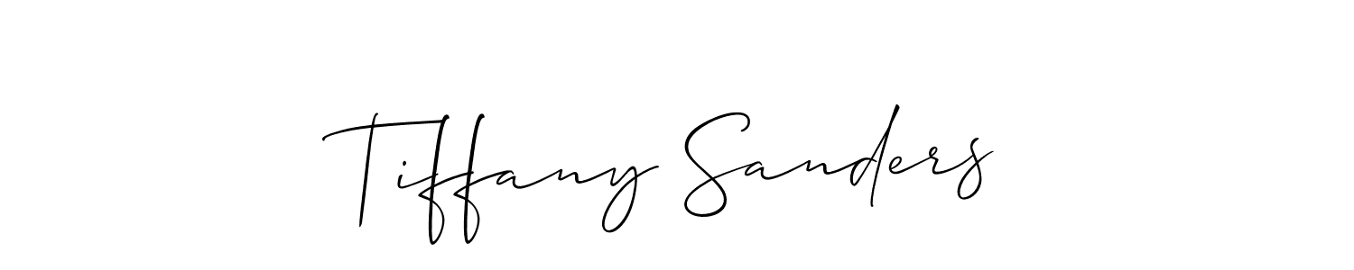 Make a short Tiffany Sanders signature style. Manage your documents anywhere anytime using Allison_Script. Create and add eSignatures, submit forms, share and send files easily. Tiffany Sanders signature style 2 images and pictures png