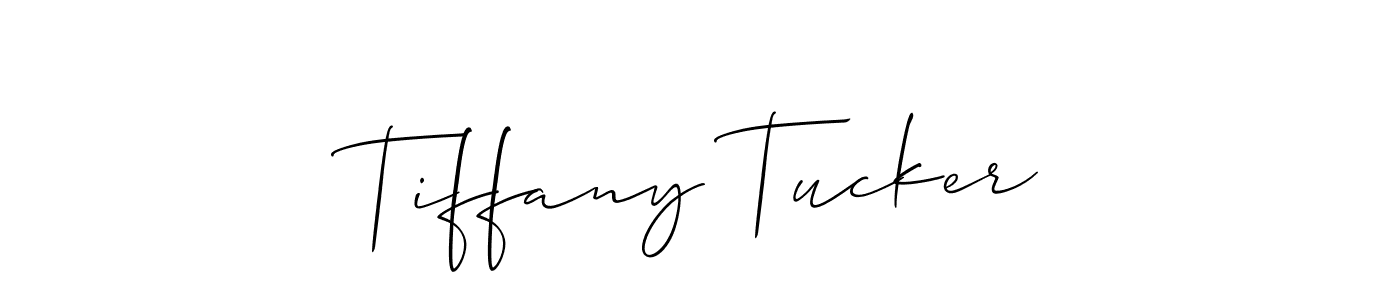 if you are searching for the best signature style for your name Tiffany Tucker. so please give up your signature search. here we have designed multiple signature styles  using Allison_Script. Tiffany Tucker signature style 2 images and pictures png