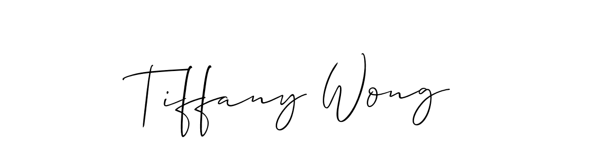 Allison_Script is a professional signature style that is perfect for those who want to add a touch of class to their signature. It is also a great choice for those who want to make their signature more unique. Get Tiffany Wong name to fancy signature for free. Tiffany Wong signature style 2 images and pictures png