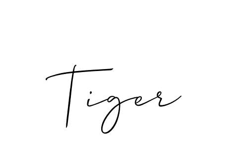 Create a beautiful signature design for name Tiger. With this signature (Allison_Script) fonts, you can make a handwritten signature for free. Tiger signature style 2 images and pictures png