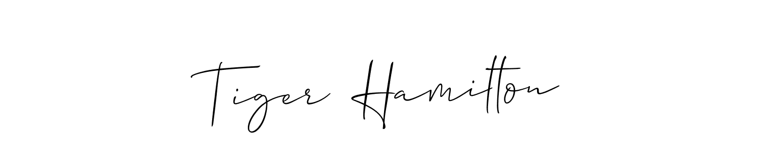 if you are searching for the best signature style for your name Tiger  Hamilton. so please give up your signature search. here we have designed multiple signature styles  using Allison_Script. Tiger  Hamilton signature style 2 images and pictures png