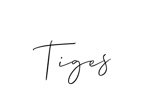 You can use this online signature creator to create a handwritten signature for the name Tiges. This is the best online autograph maker. Tiges signature style 2 images and pictures png