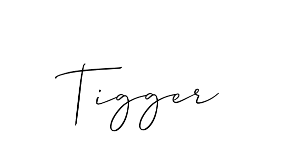 How to make Tigger name signature. Use Allison_Script style for creating short signs online. This is the latest handwritten sign. Tigger signature style 2 images and pictures png