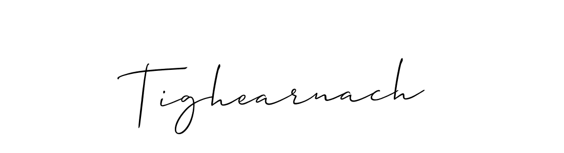 How to Draw Tighearnach signature style? Allison_Script is a latest design signature styles for name Tighearnach. Tighearnach signature style 2 images and pictures png