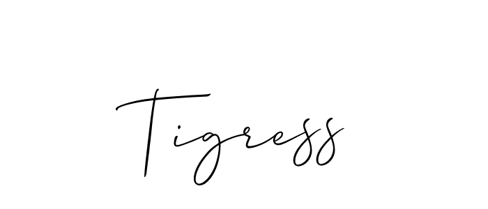 Make a beautiful signature design for name Tigress. Use this online signature maker to create a handwritten signature for free. Tigress signature style 2 images and pictures png