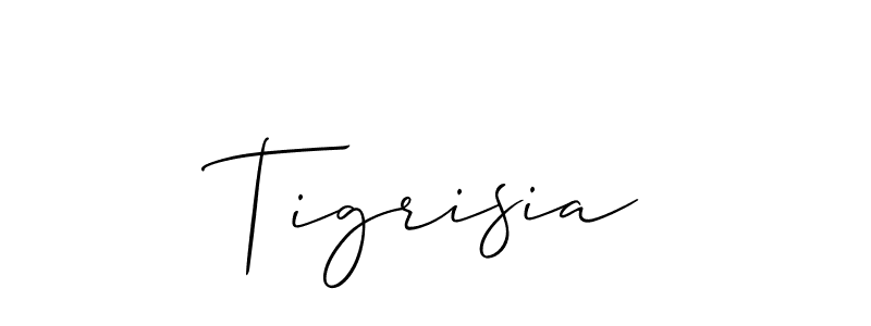 Make a short Tigrisia signature style. Manage your documents anywhere anytime using Allison_Script. Create and add eSignatures, submit forms, share and send files easily. Tigrisia signature style 2 images and pictures png