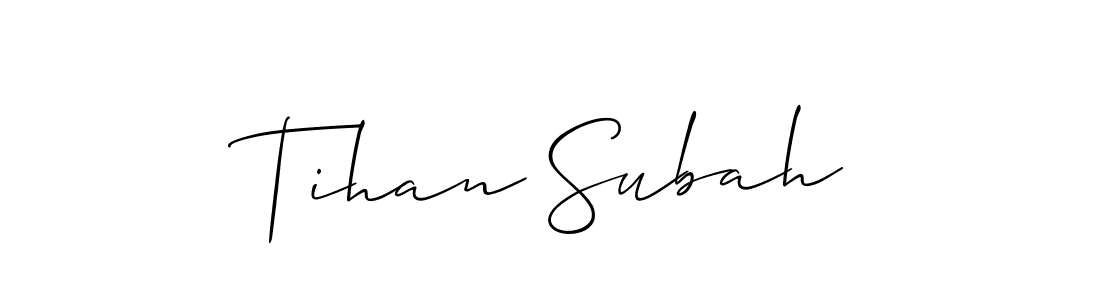 Here are the top 10 professional signature styles for the name Tihan Subah. These are the best autograph styles you can use for your name. Tihan Subah signature style 2 images and pictures png